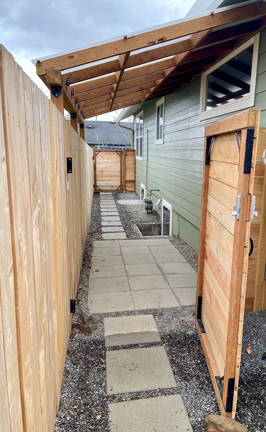 Exterior locked storage for bikes