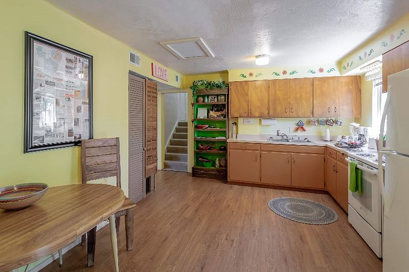 The spacious kitchen from another angle.