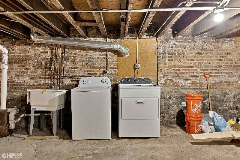 Washer and dryer area