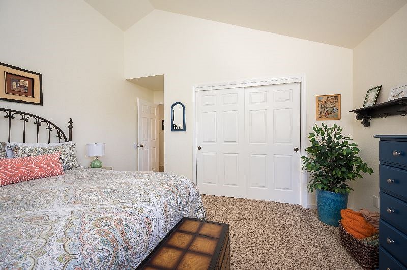 Bedroom #2: this view shows large closet
