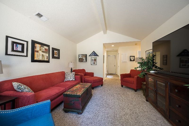 Another den view --looking towards hallway and stairs.