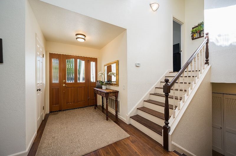 Entryway leads to main bedroom uptairs.