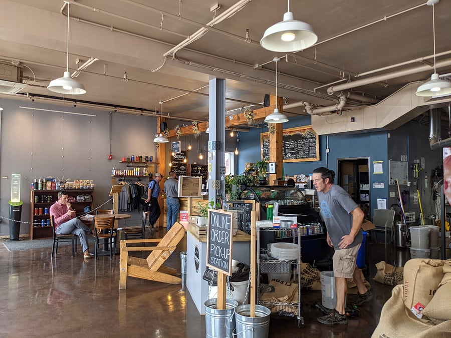 Packed with small businesses such as Hunter Bay Coffee, Old Town Arvada is vibrant and bustling.