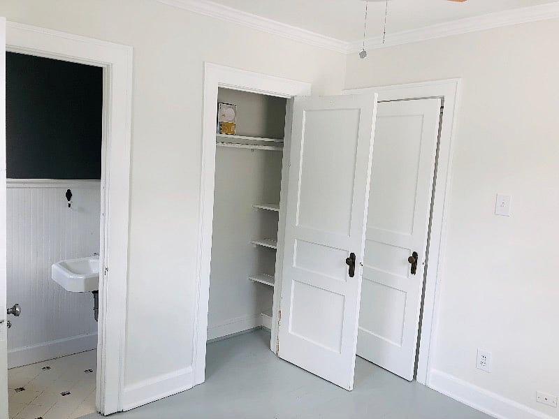 second bedroom half bathroom -closet storage and also office closet if you use the second bedroom for office..