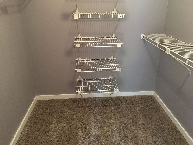 Second bedroom's huge walk in closet.