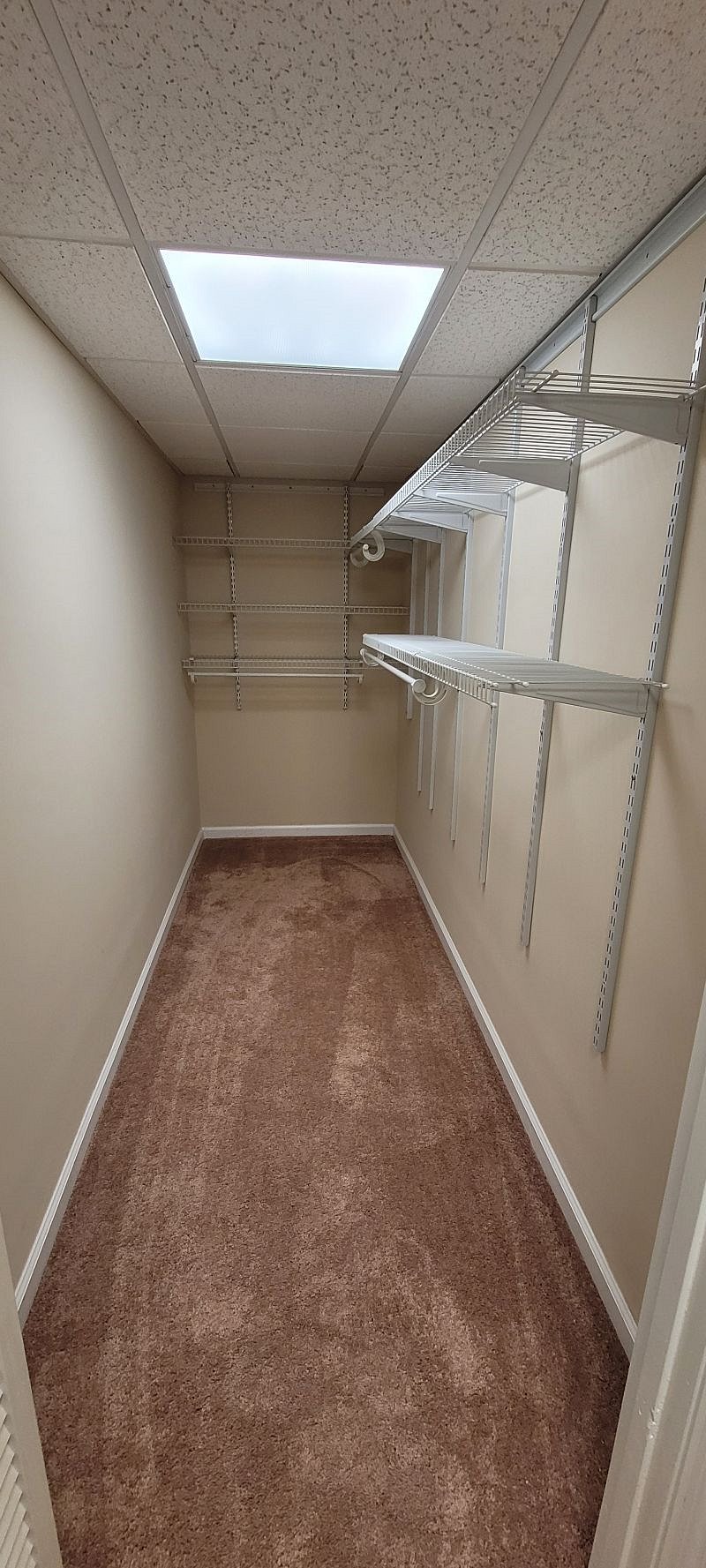 extra large closet space