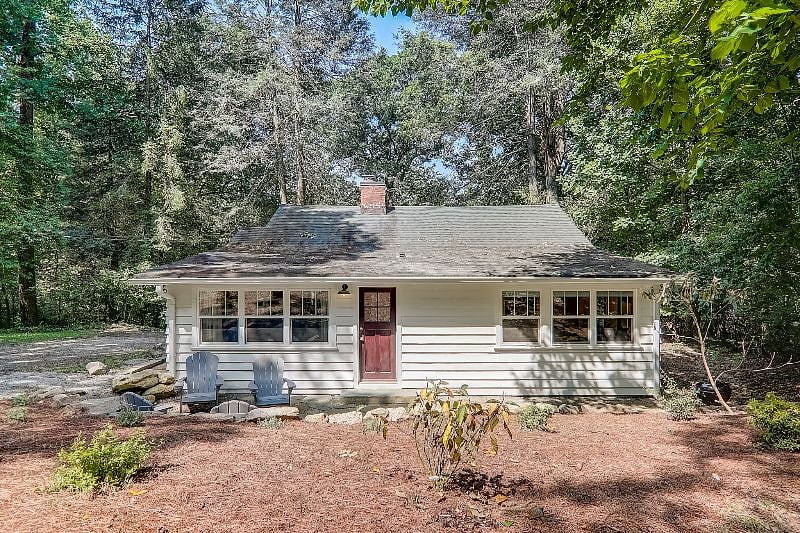 Back of house and backyard