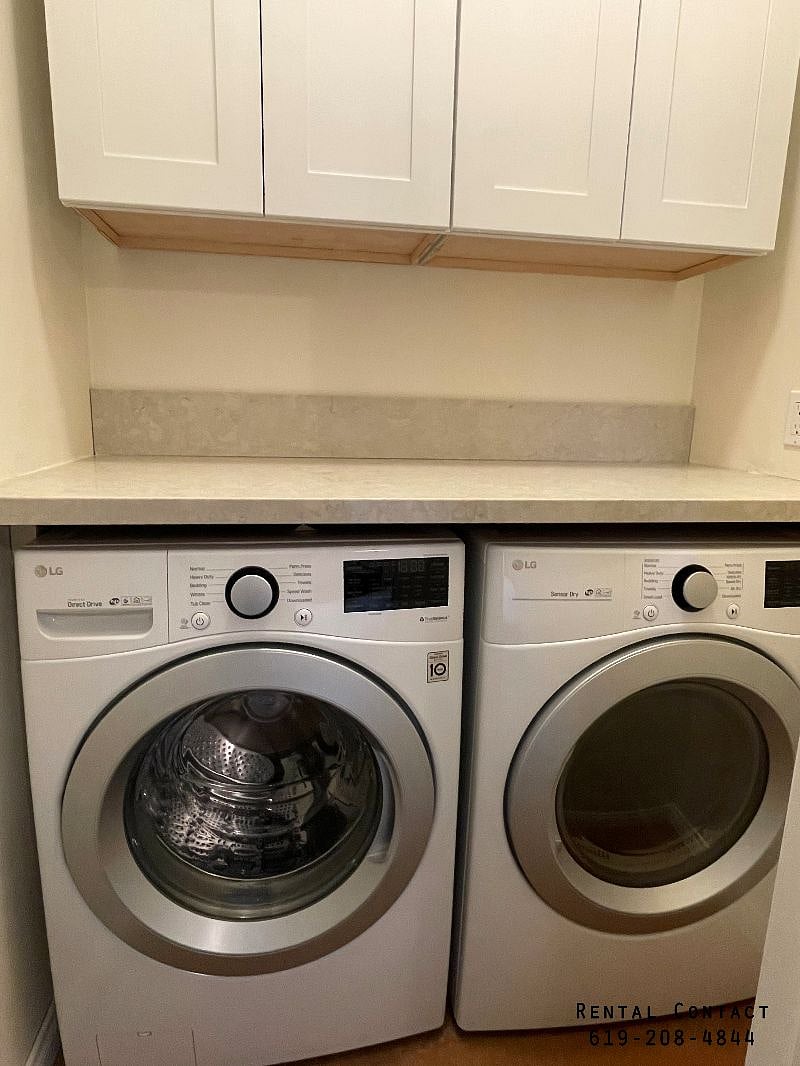 Laundry room inside the bedroom