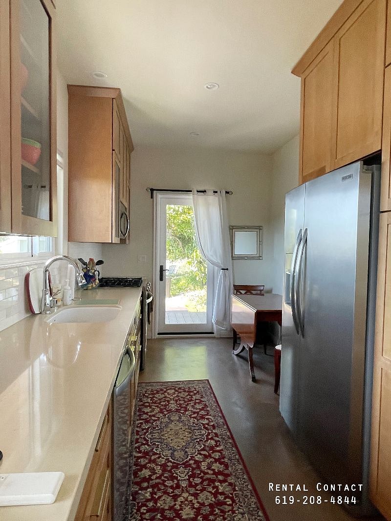Kitchen and dining area