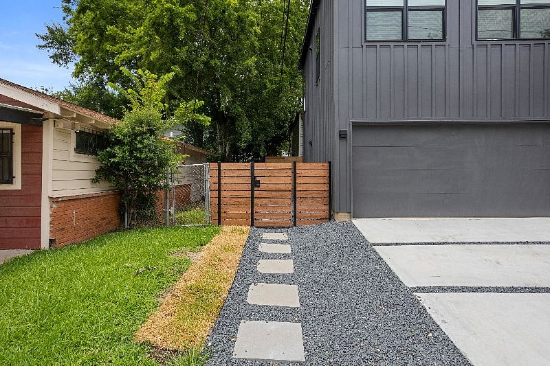 Private gated entrance.