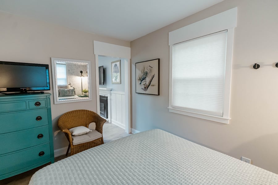 Bedroom One with Full sized Bed