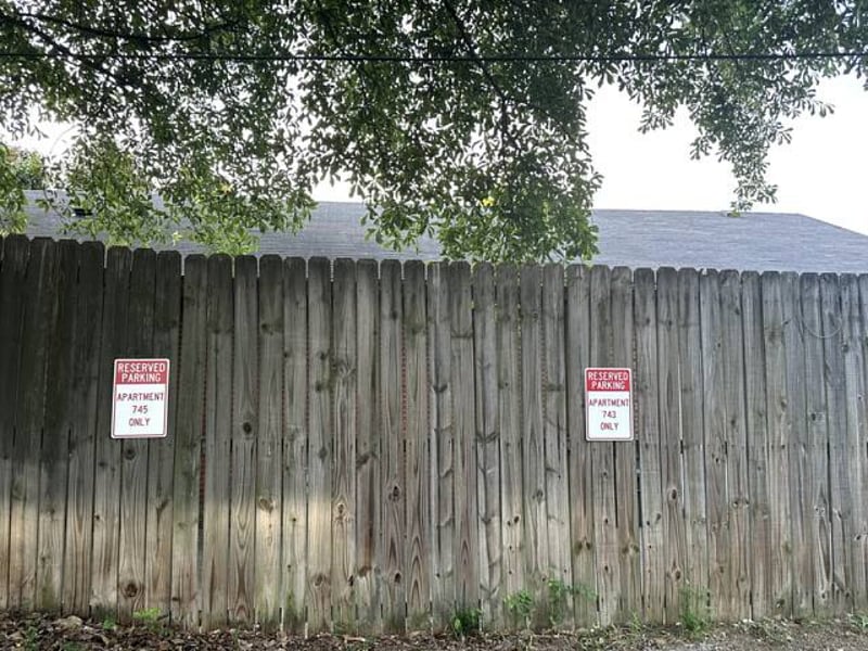 Designated and monitored parking space