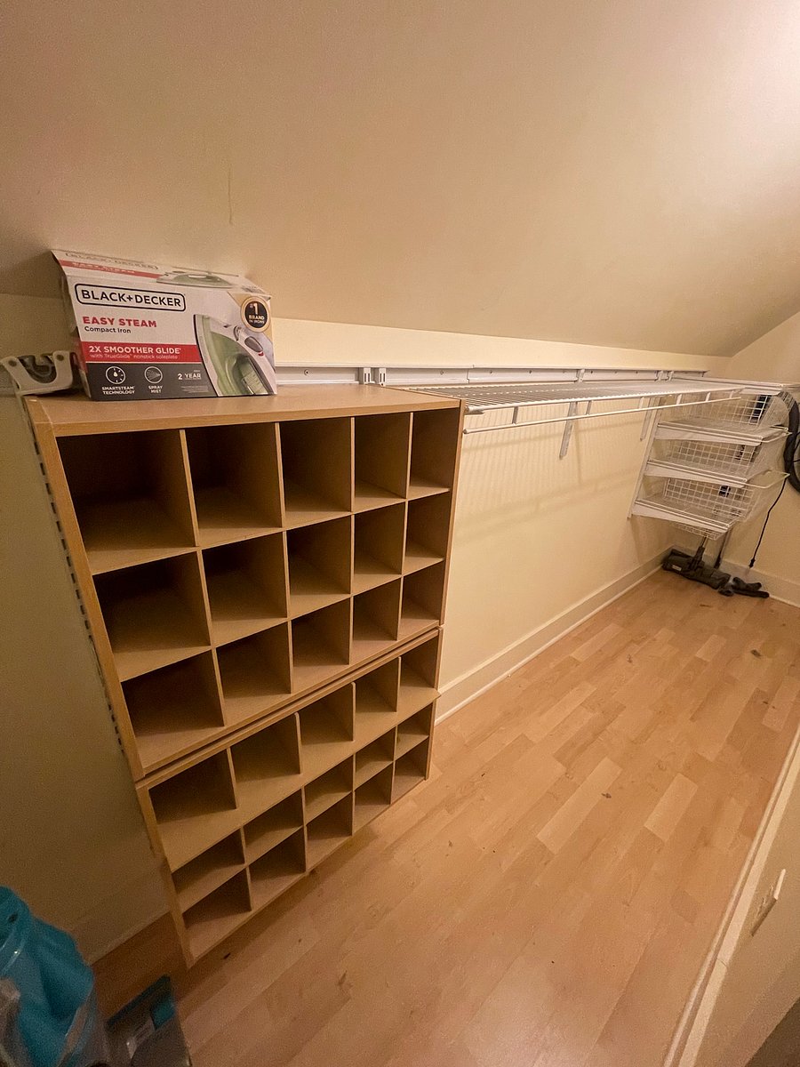 LARGE CLOSET WITH LOTS OF STORAGE