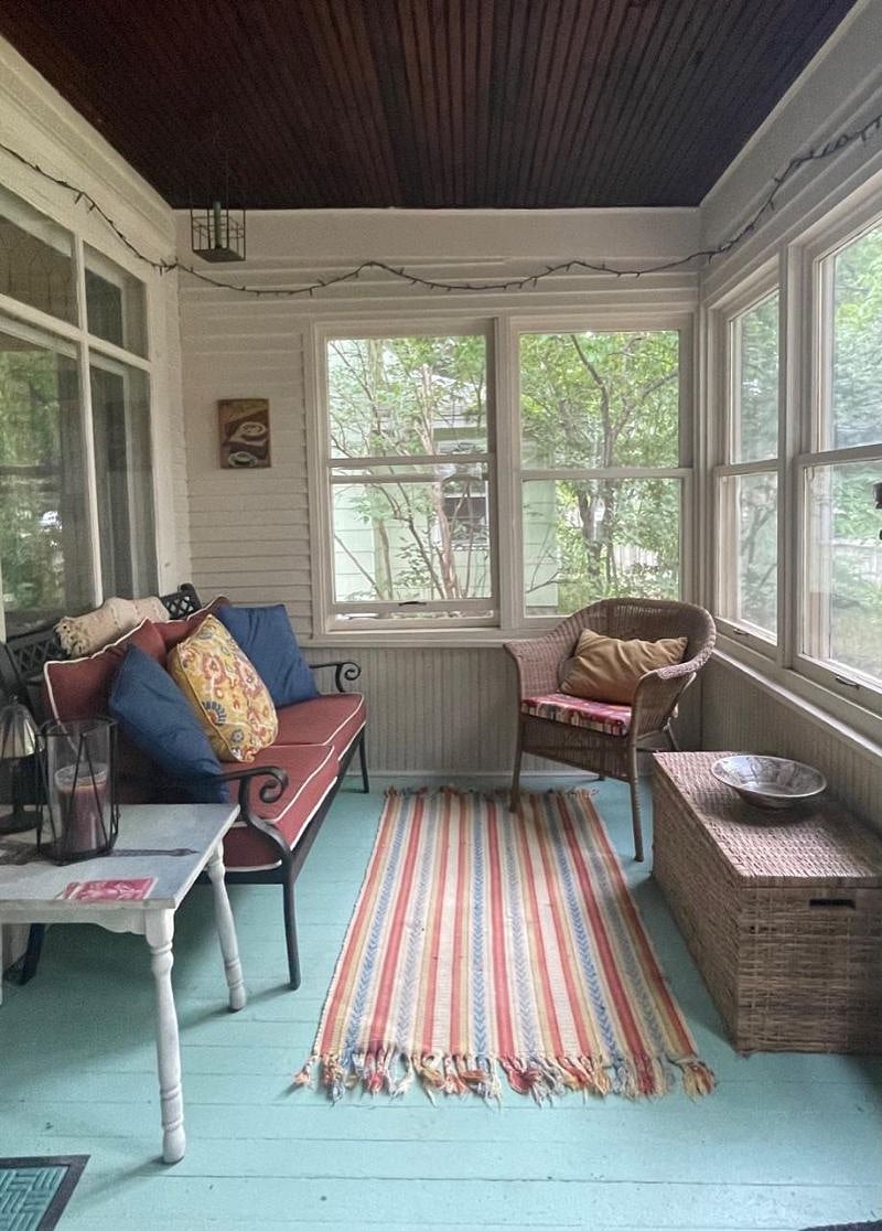 Front porch, facing south