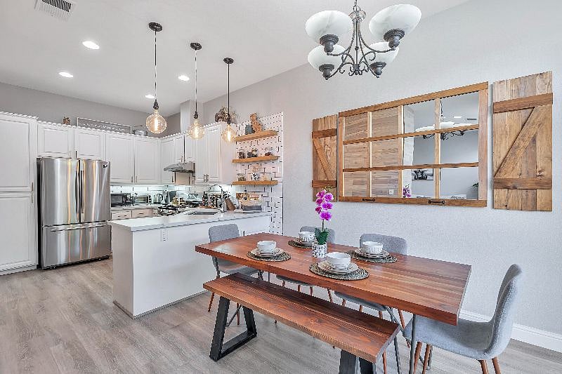 Luxury modern farmhouse dining room