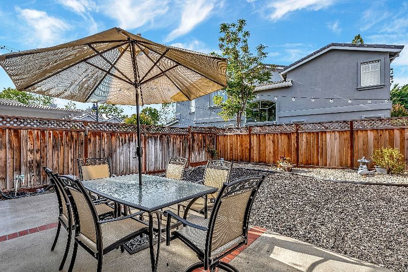 Japanese style inspired backyard