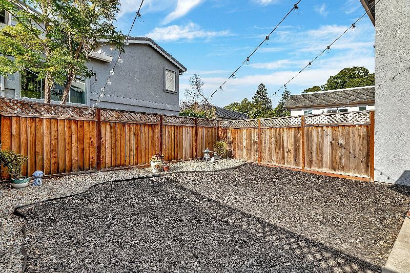Japanese style inspired backyard
