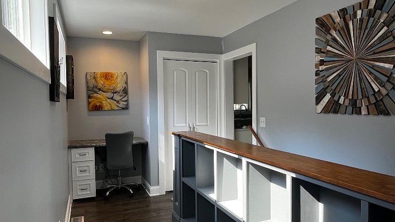 1 of 2 work areas