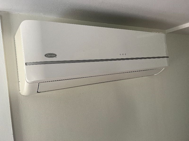 heat and air conditioner units on both upper and lower floor