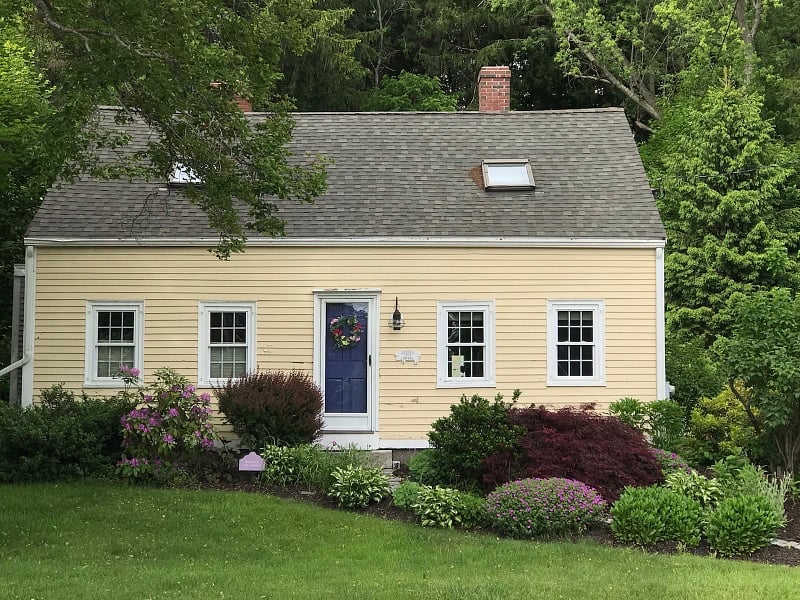 main house owner lives in. carriage house is located in the back.