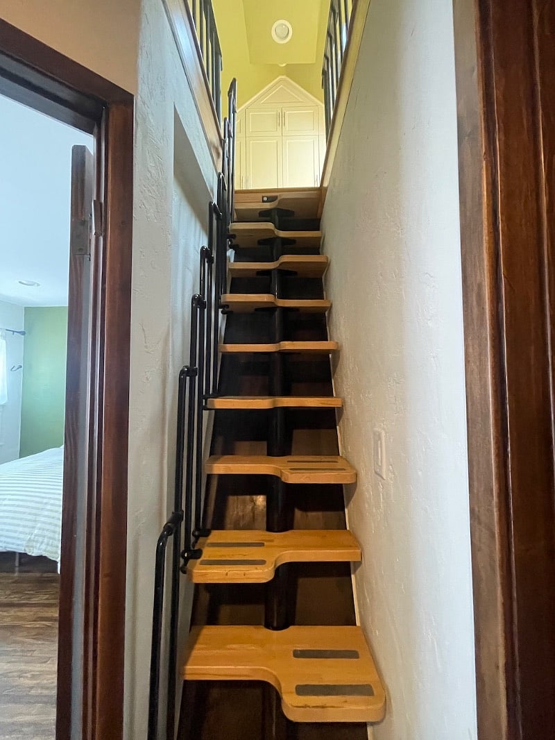 Stairs to "The Loft"