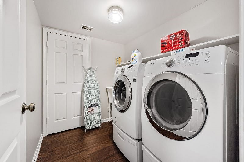 Shared Full-Sized Washer And Dryer