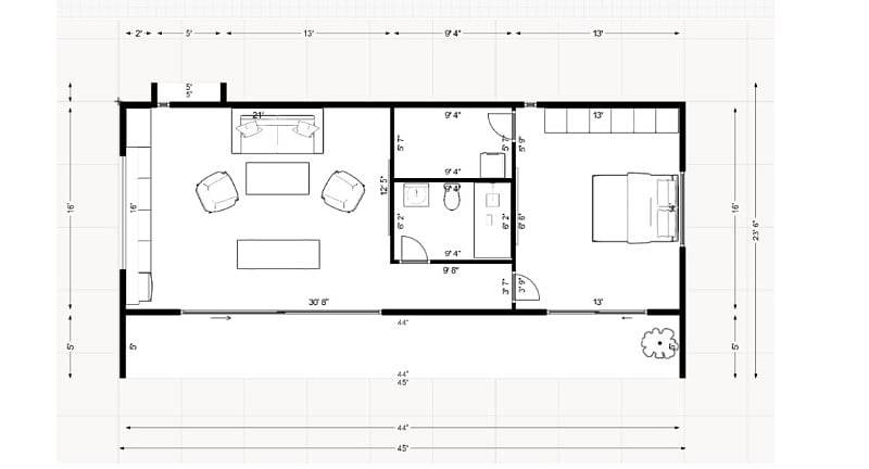Blueprint of home