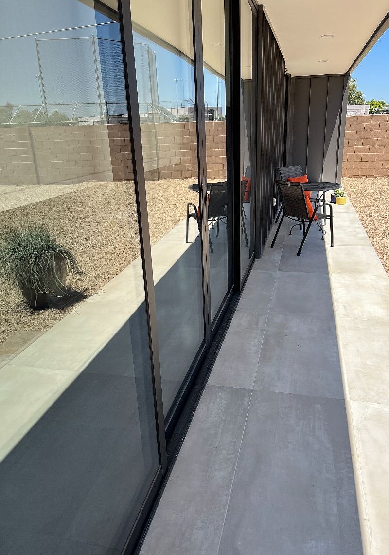 Spacious private patio