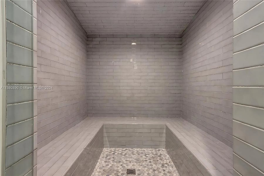 Newly renovated steam room with touch screen controls is next to the sauna in the spa room. Located on the 6th floor.