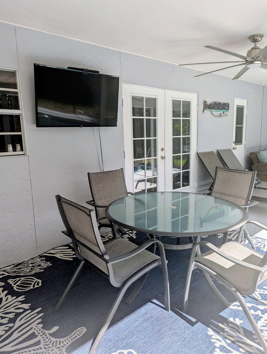 Outdoor TV with Roku