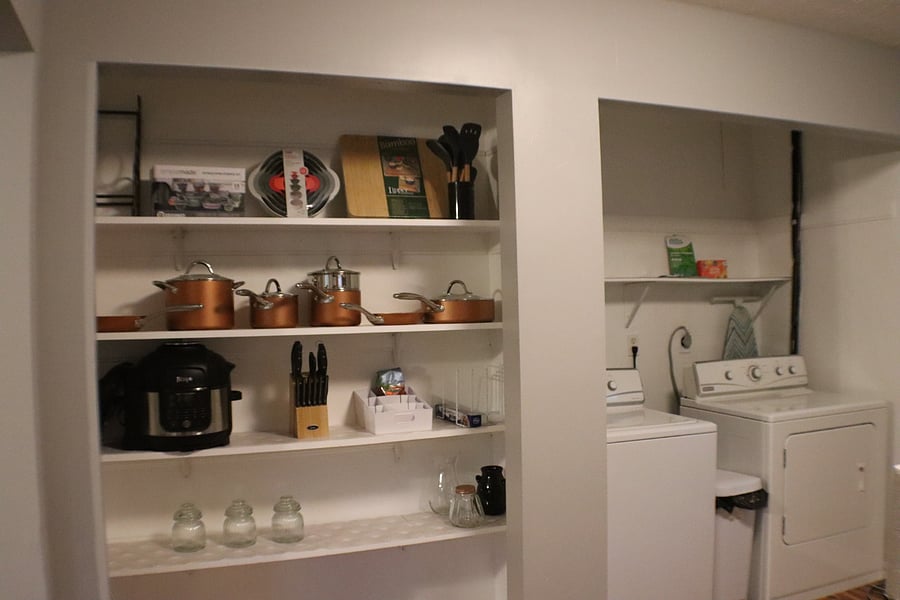 Kitchen pantry & Laundry