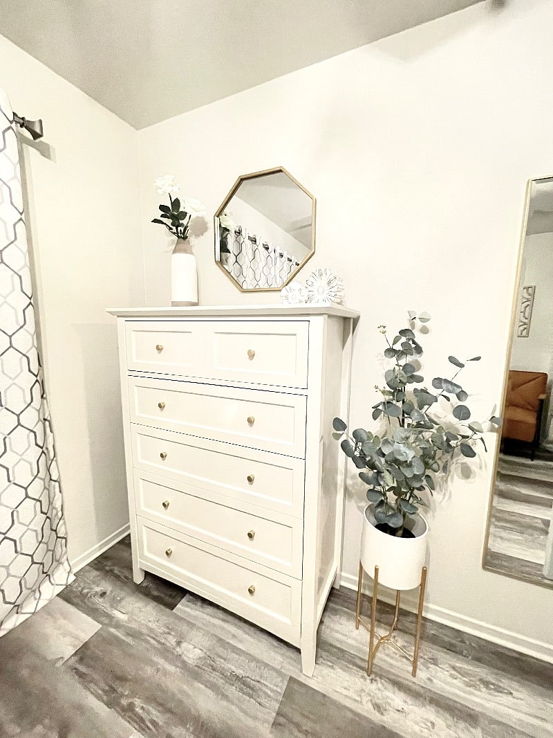 Your beautiful front bedroom full size dressing mirror.