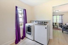 And of course a free washer and dryer is ready for you to use. Keep your clothes fresh and dry throughout your stay!