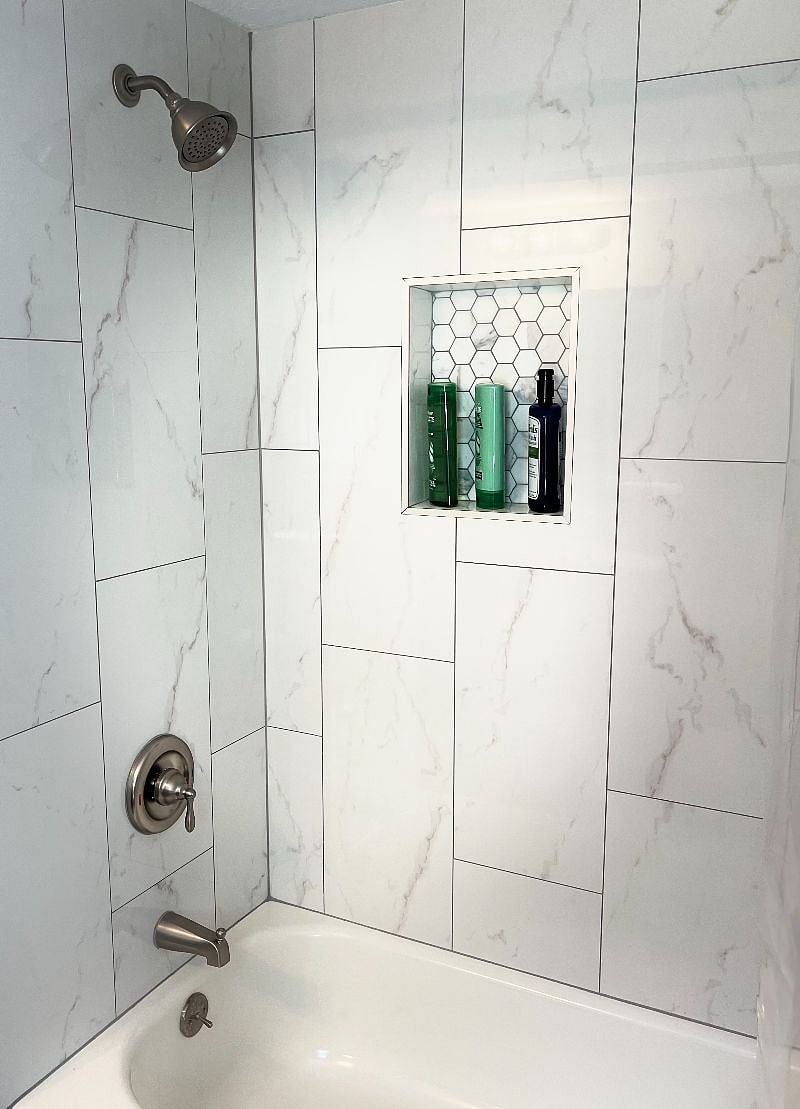 Enjoy a steaming shower or soak in the tub after a long day!