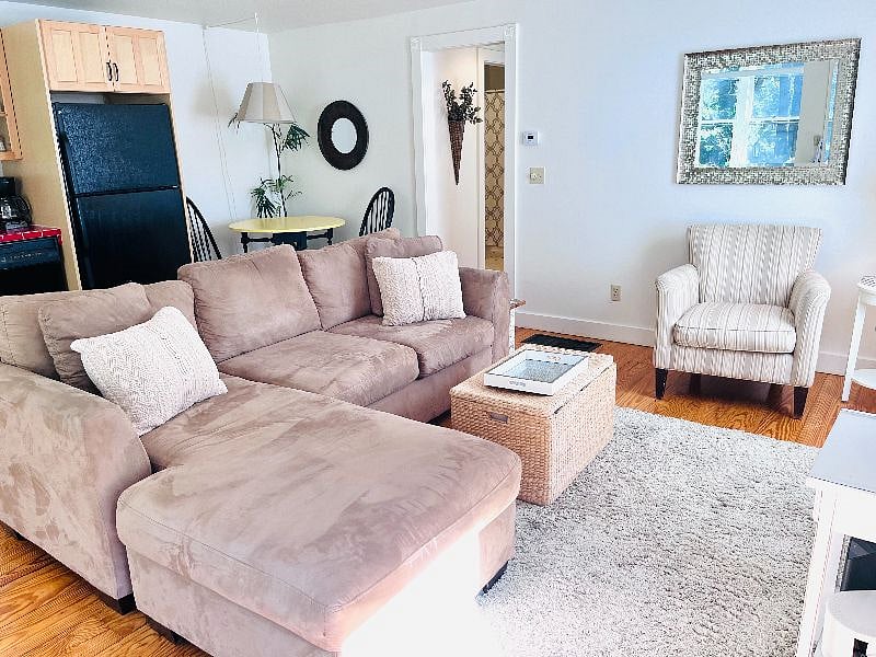 Comfortable open living room area