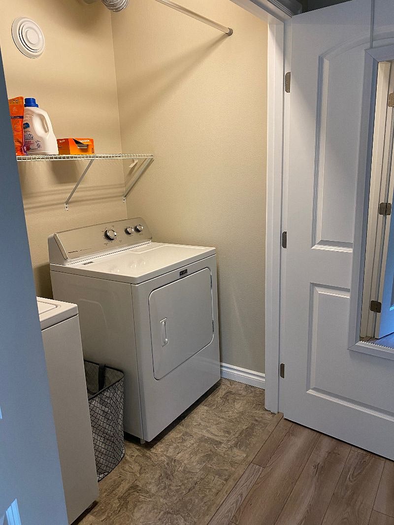 Washer/drying in unit