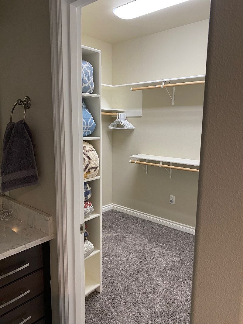Large walk-in closet