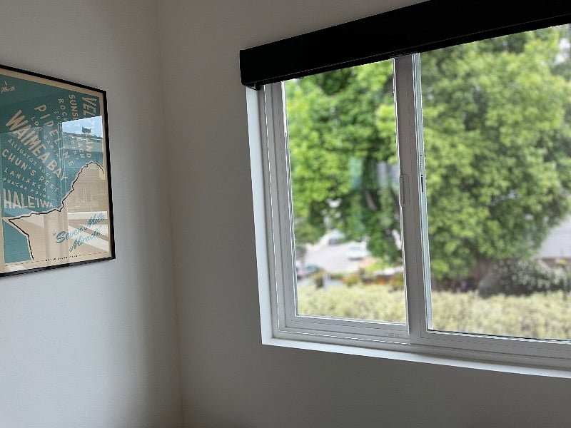 View from dining space 