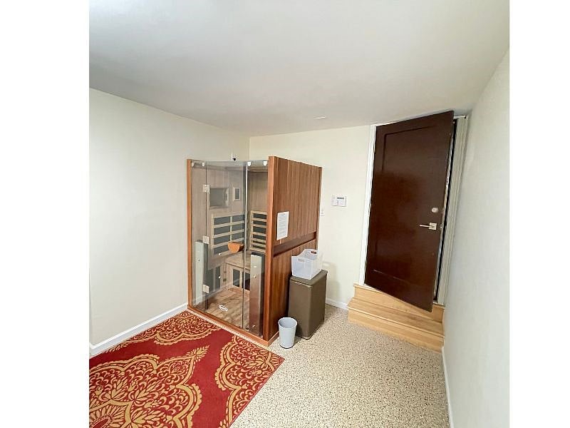 separate office with infrared sauna is yours to enjoy.
