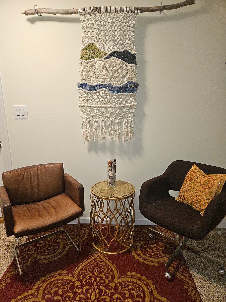 seating adjacent to work desk