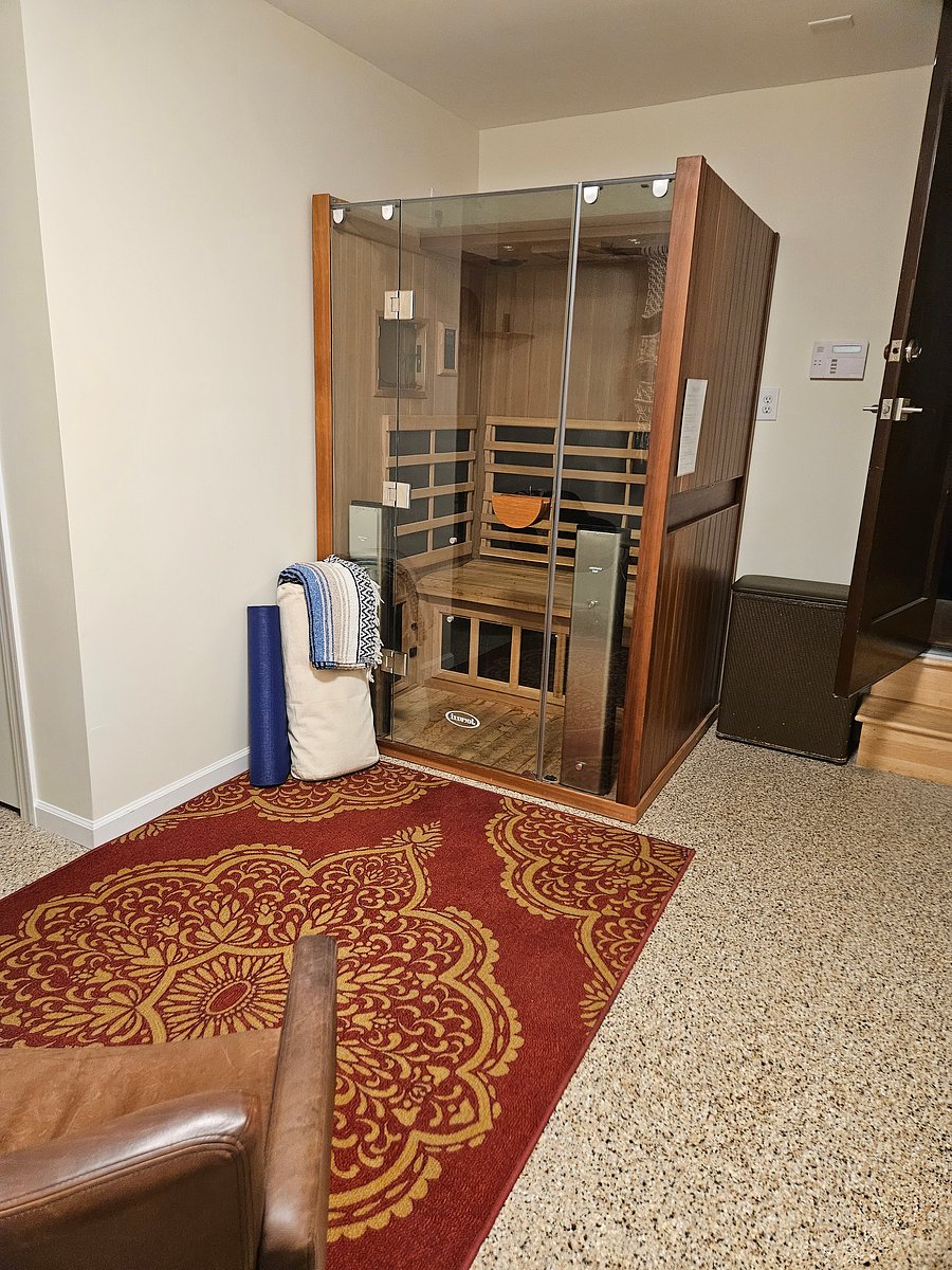 simply pushing a button to operate the sauna