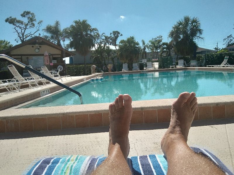 2 heated pools