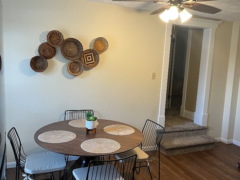 Dedicated dining space