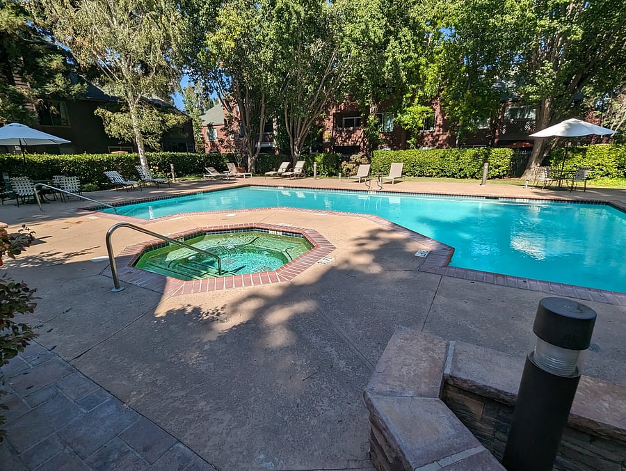 Second Pool and Hot Tub (Closer to Unit)