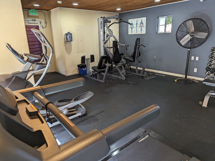First Exercise Area (Further from the Unit)