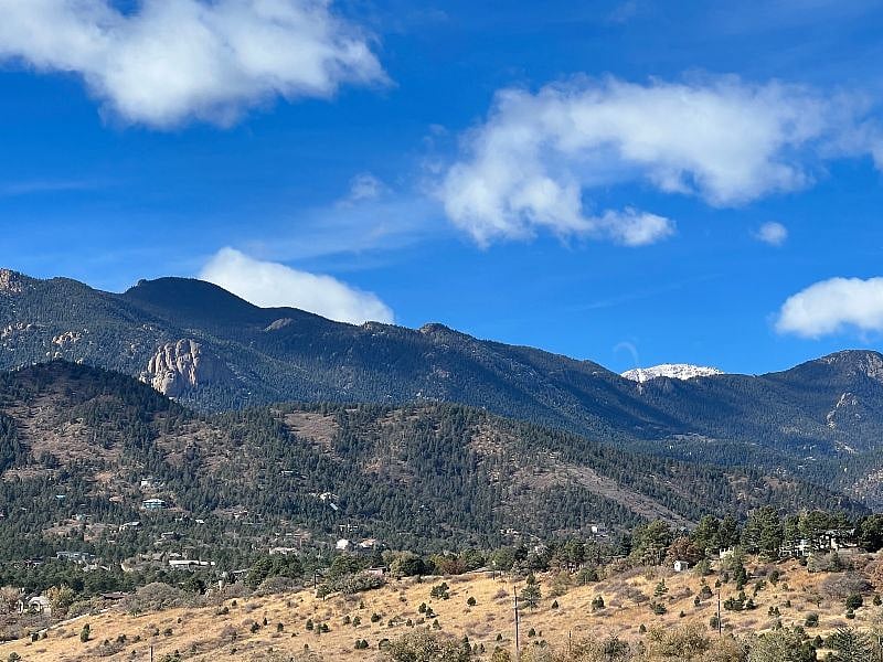 Balcony view....Includes a Peek of Pikes Peak !