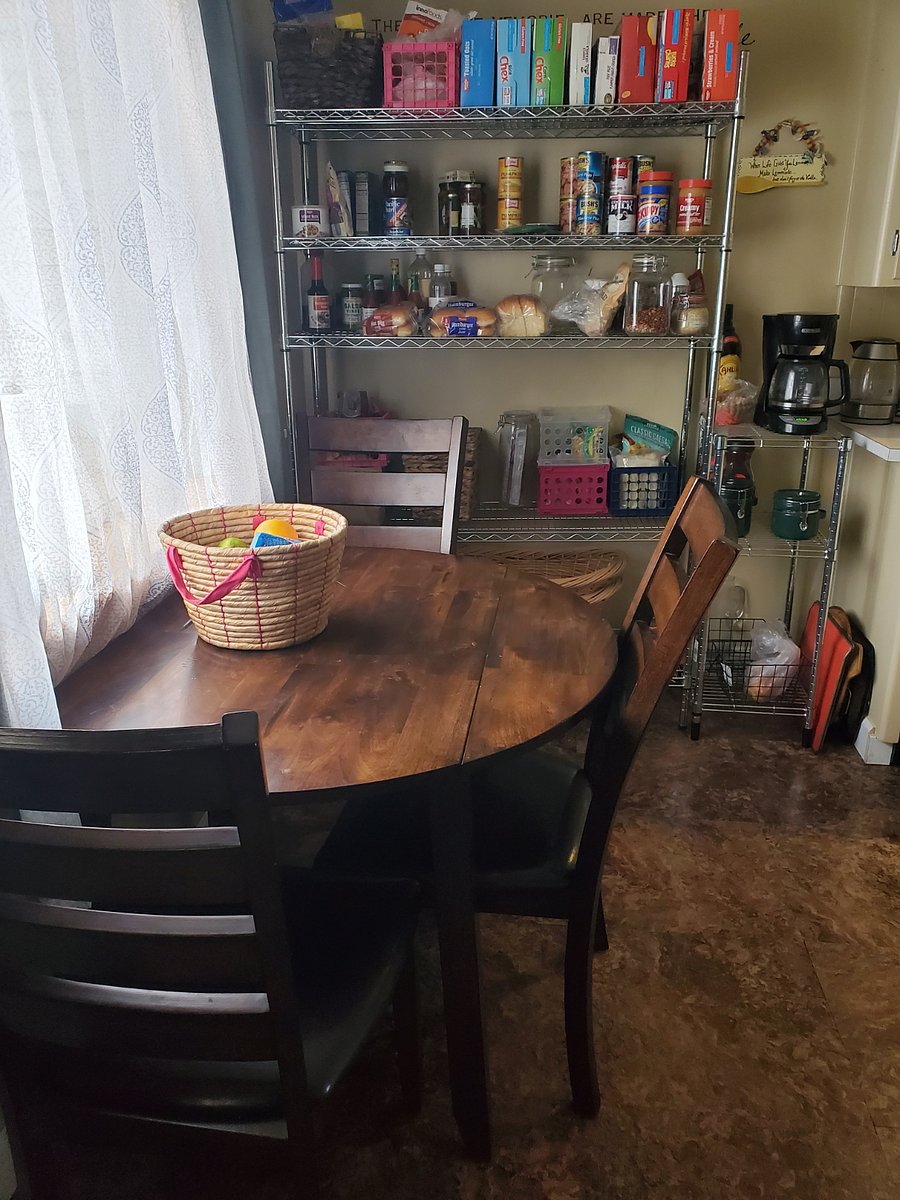 Eat in the kitchen or down in your own unit