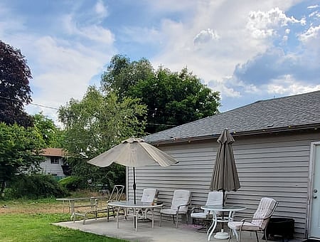 Relax in the backyard