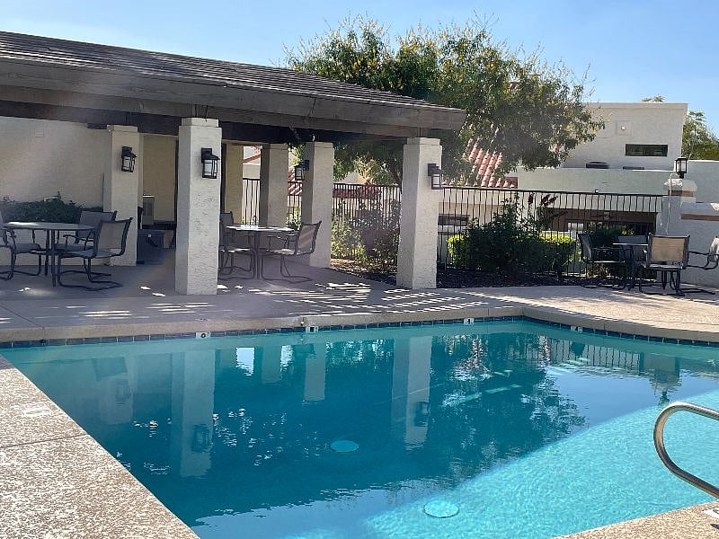 Community swimming pool is a five minute walk from Rancho on 25th Street 