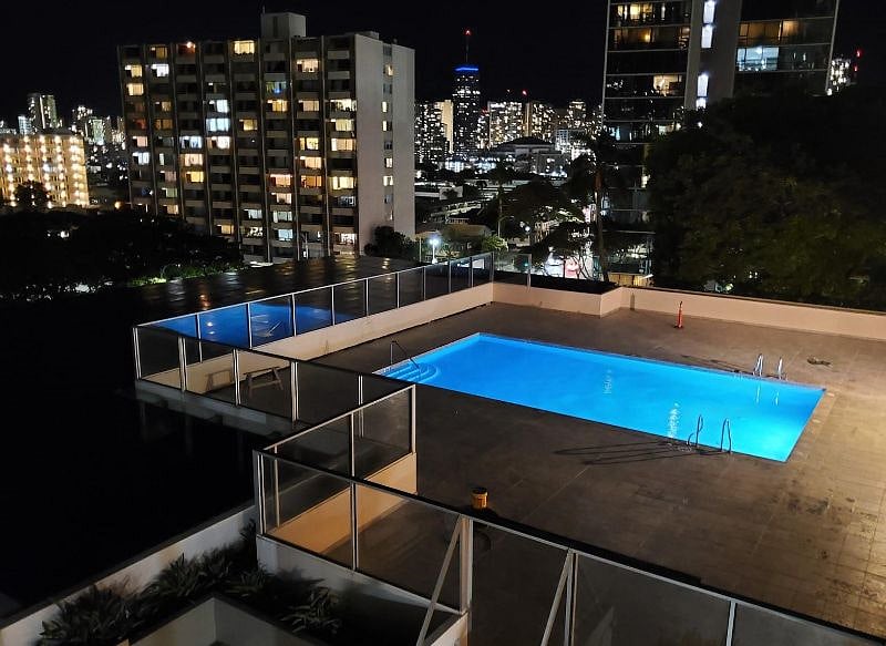 heated pool